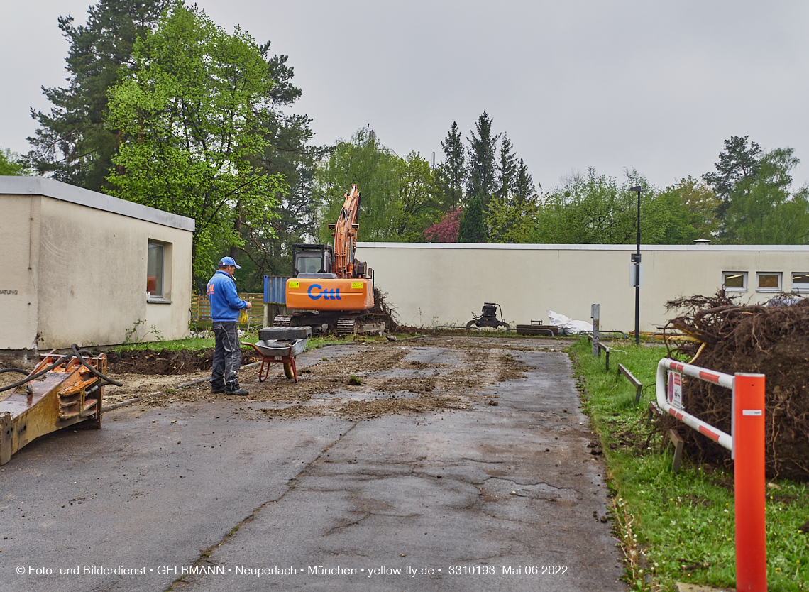 05.05.2022 - Baustelle am Haus für Kinder in Neuperlach